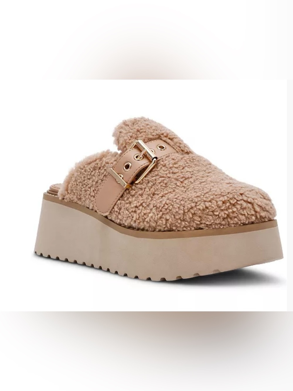 Dolce Vita Women’s Cozy Buckle Platform Clogs Size 9.5 NWOT